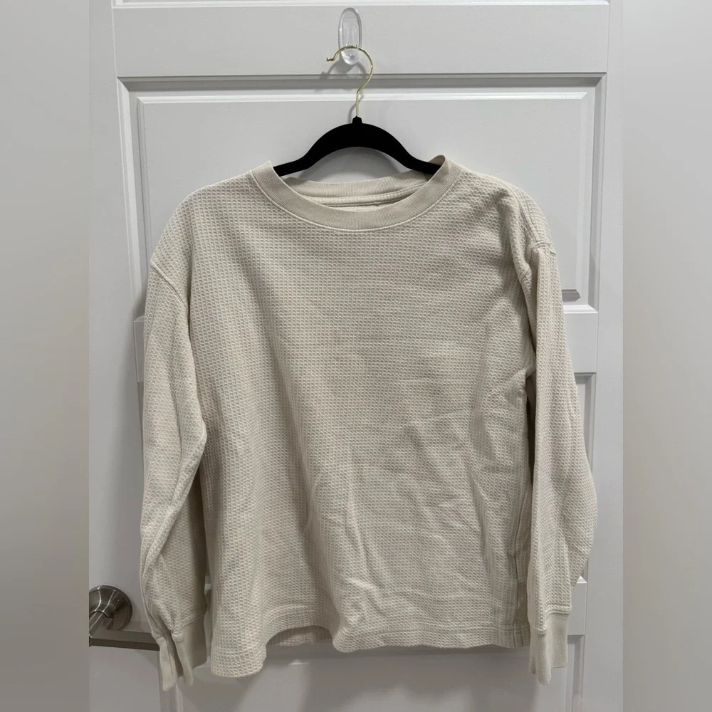 NWOT Abercrombie & Fitch Soft A&F Collection Waffle Knit Long Sleeve - Size XS